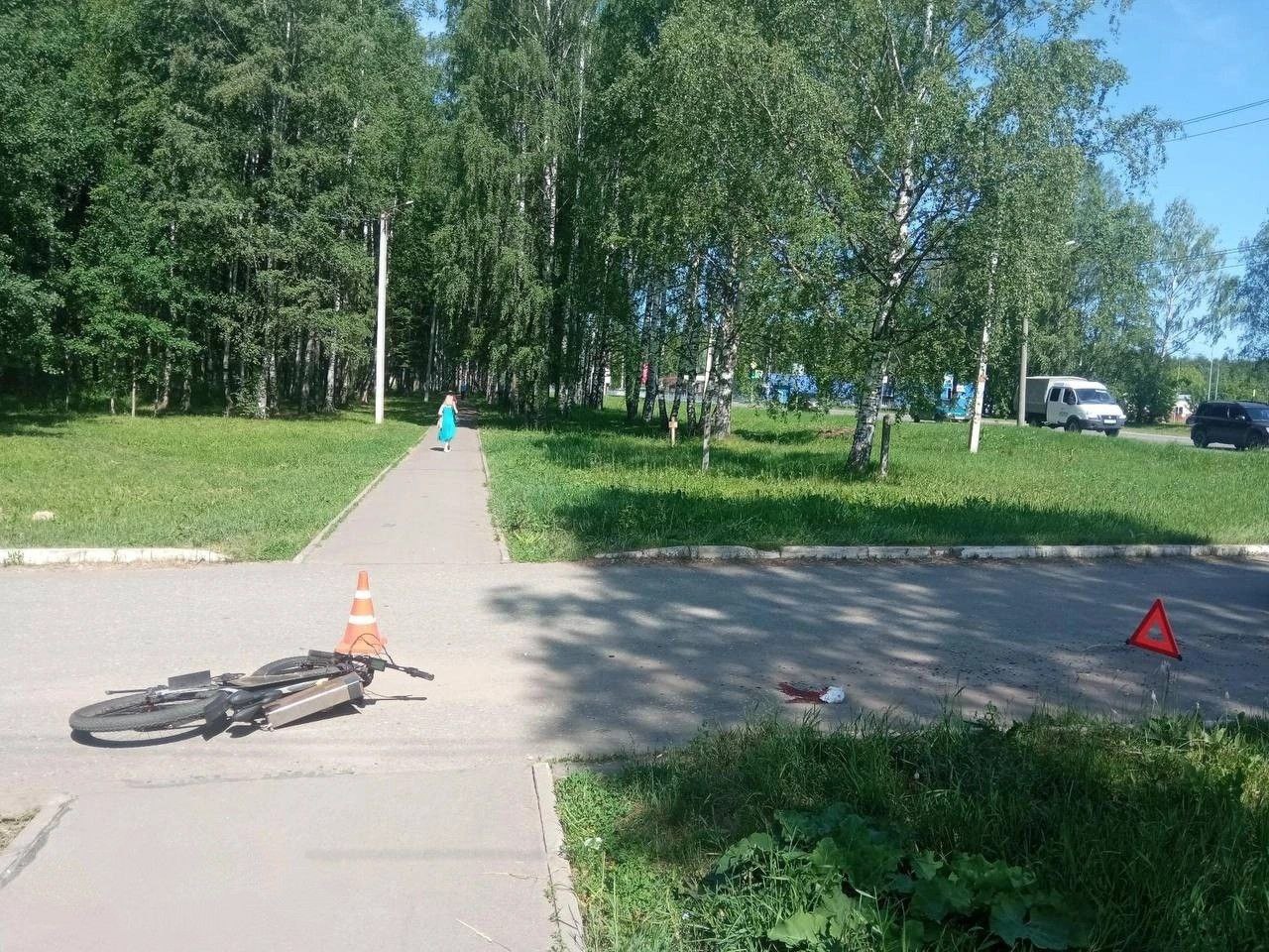 В Нововятске женщина на иномарке сбила велосипедиста