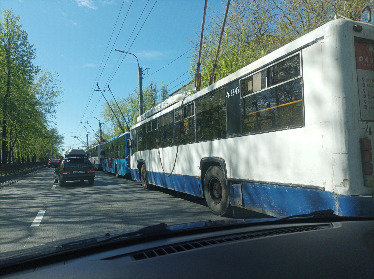 В Кирове временно изменится троллейбусный маршрут