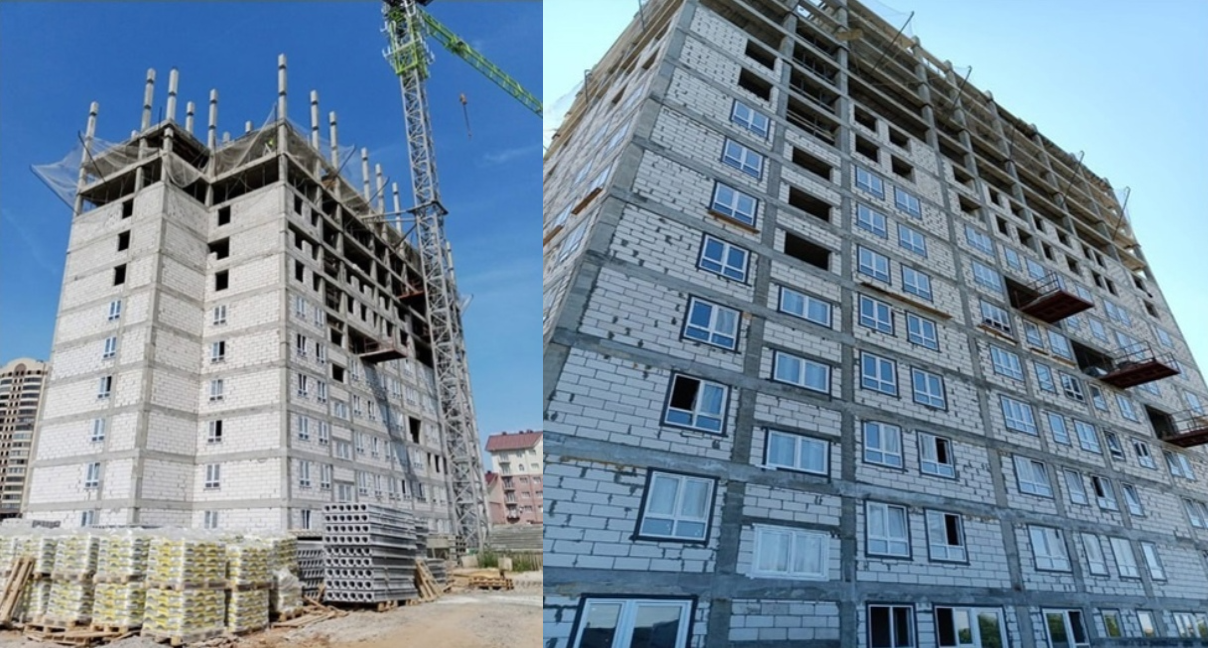 В Кирове возводят два многоэтажных жилых дома для переселенцев