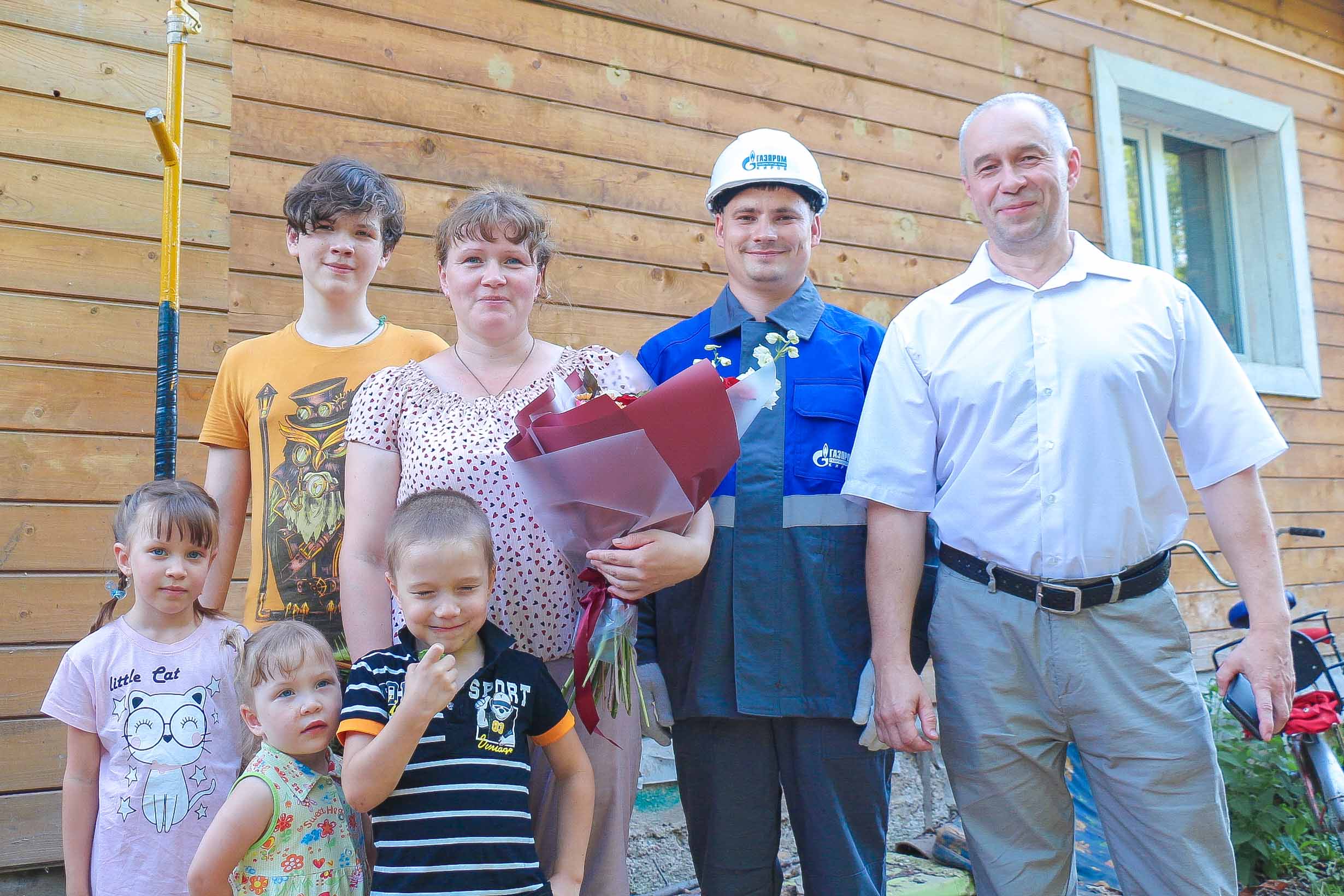 В Кировской области газифицированы домовладения многодетных семей
