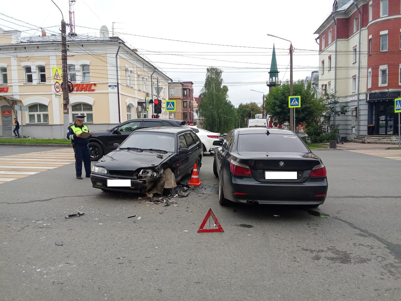 В Кирове на улице Труда в аварии пострадал годовалый ребенок