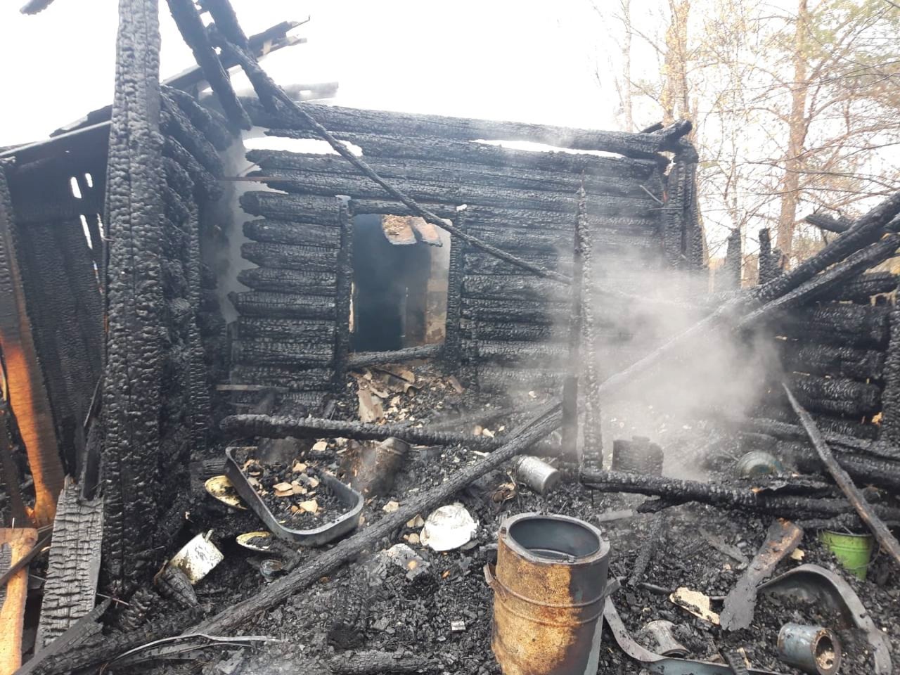 Житель Уржумского района заживо сгорел в собственном доме