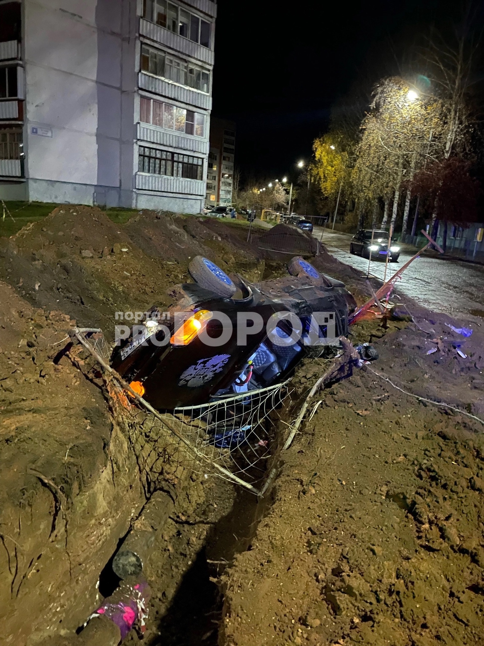 Улетел в кювет и опрокинулся водитель "пятнашки" в Кирово-Чепецке