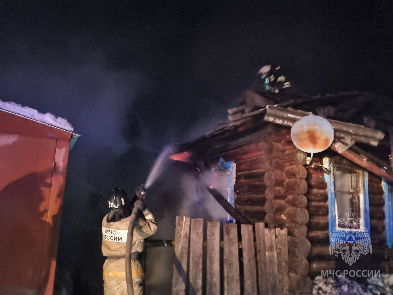 В пожаре в Малмыжском районе погибли двое мужчин 