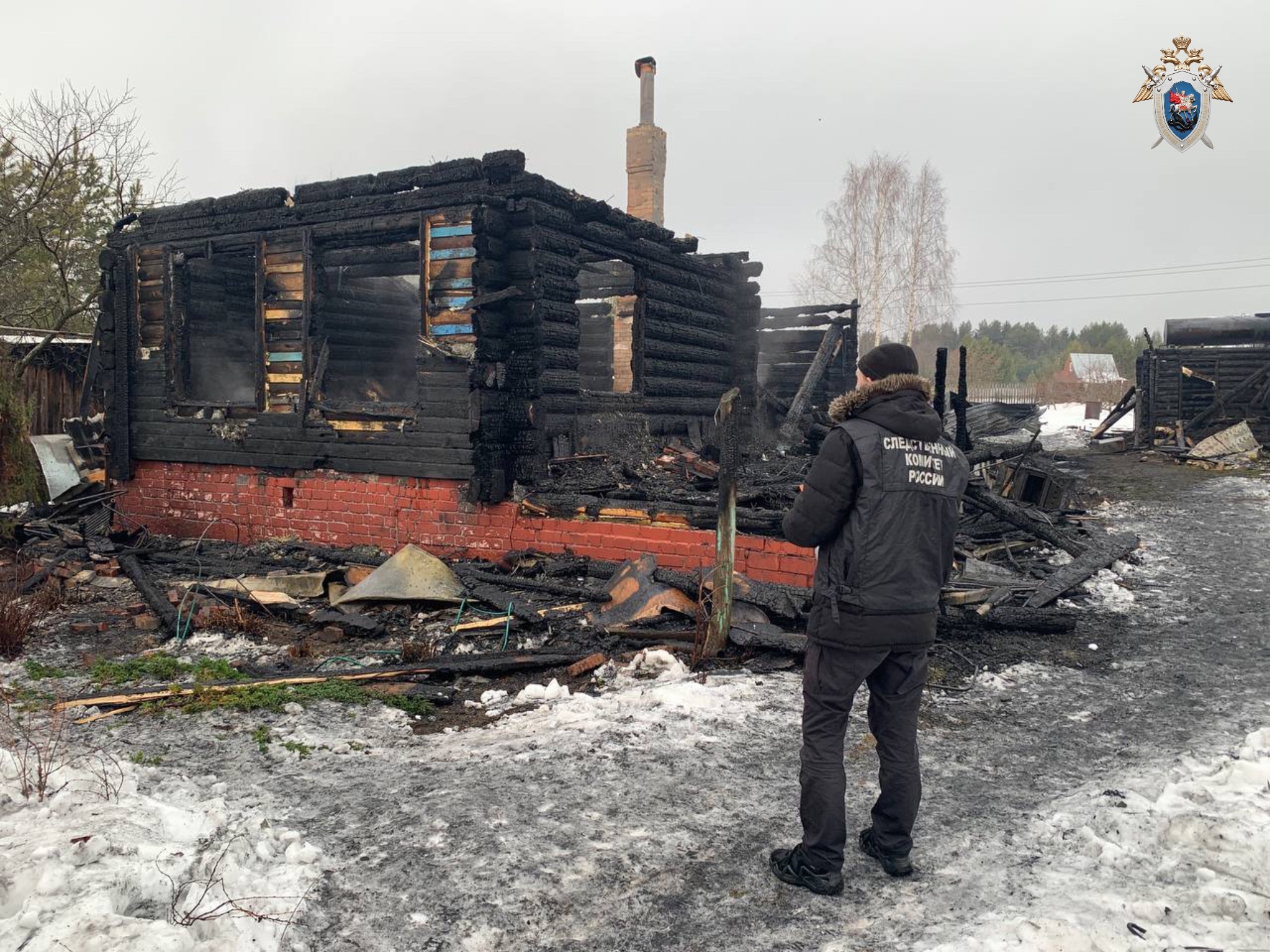 Пожилая пара погибла при пожаре в Слободском районе 