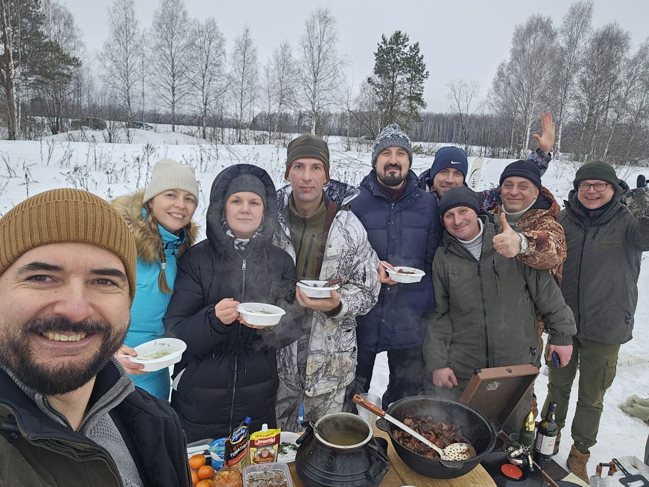 Глава минэкологии Кировской области повеселился с оричевскими охотниками 